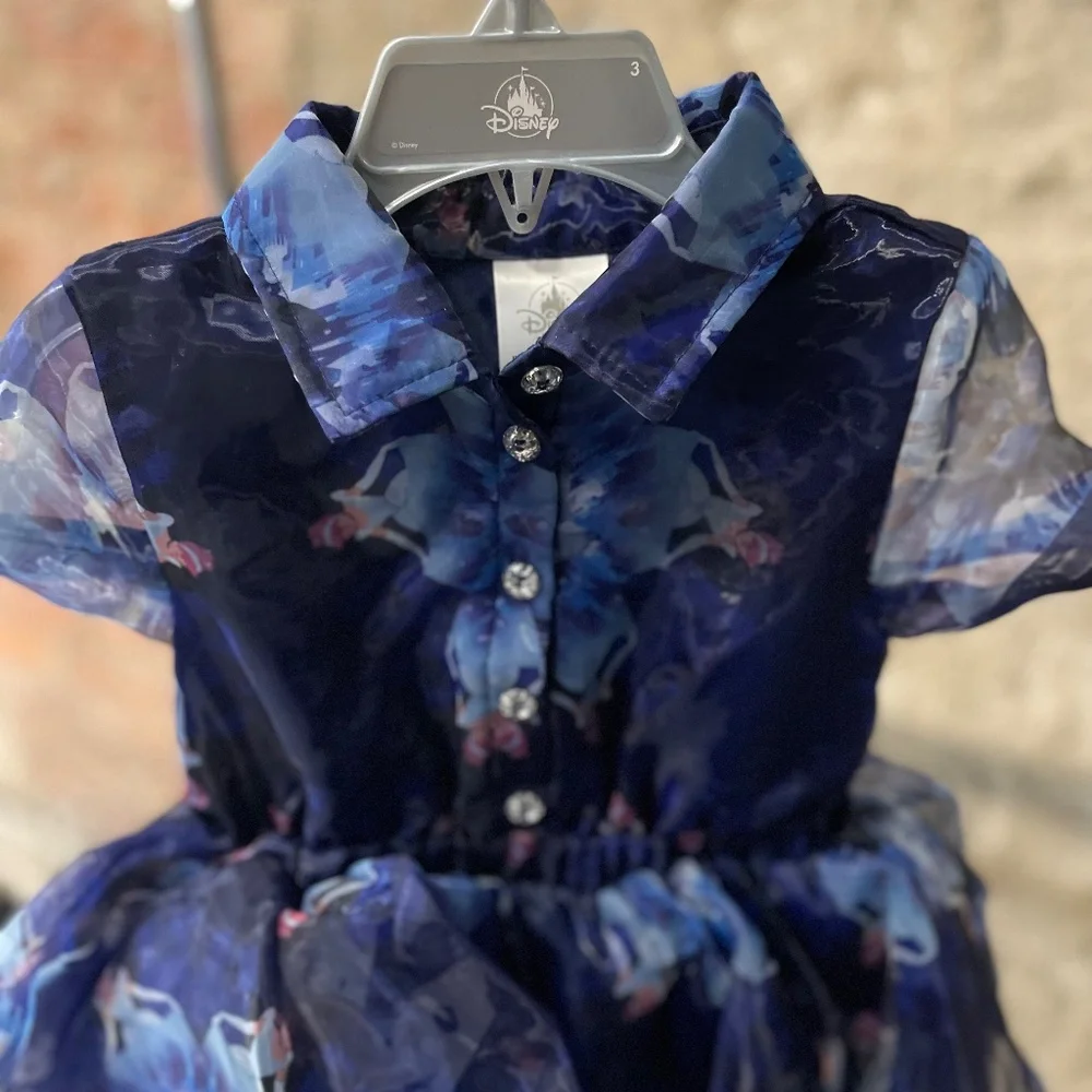 Disney World Cinderella Girls Dress Size 3T NWOT